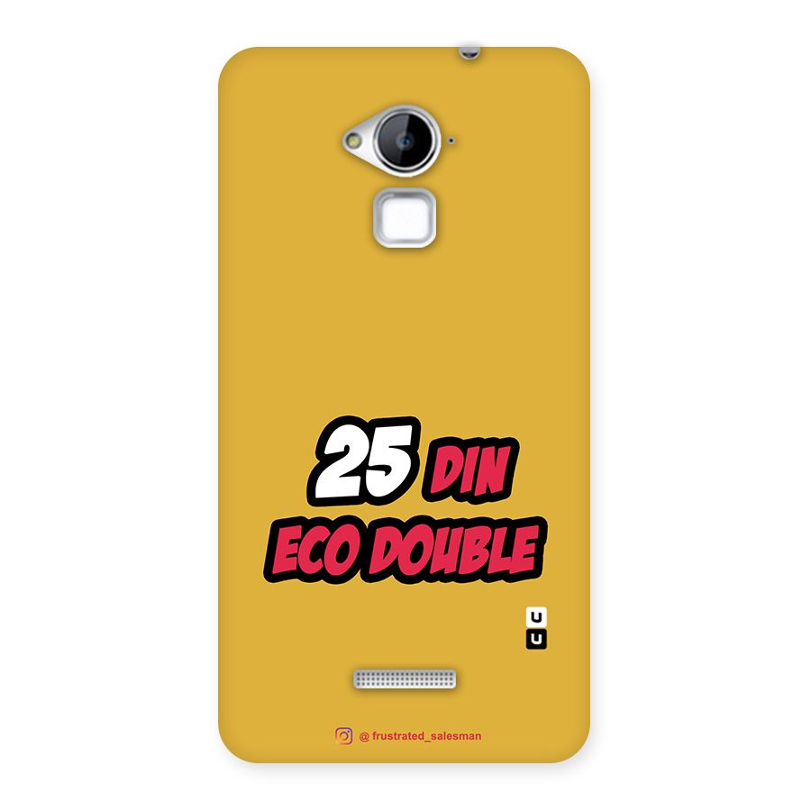 25 Din Eco Double Mustard Yellow Back Case for Coolpad Note 3