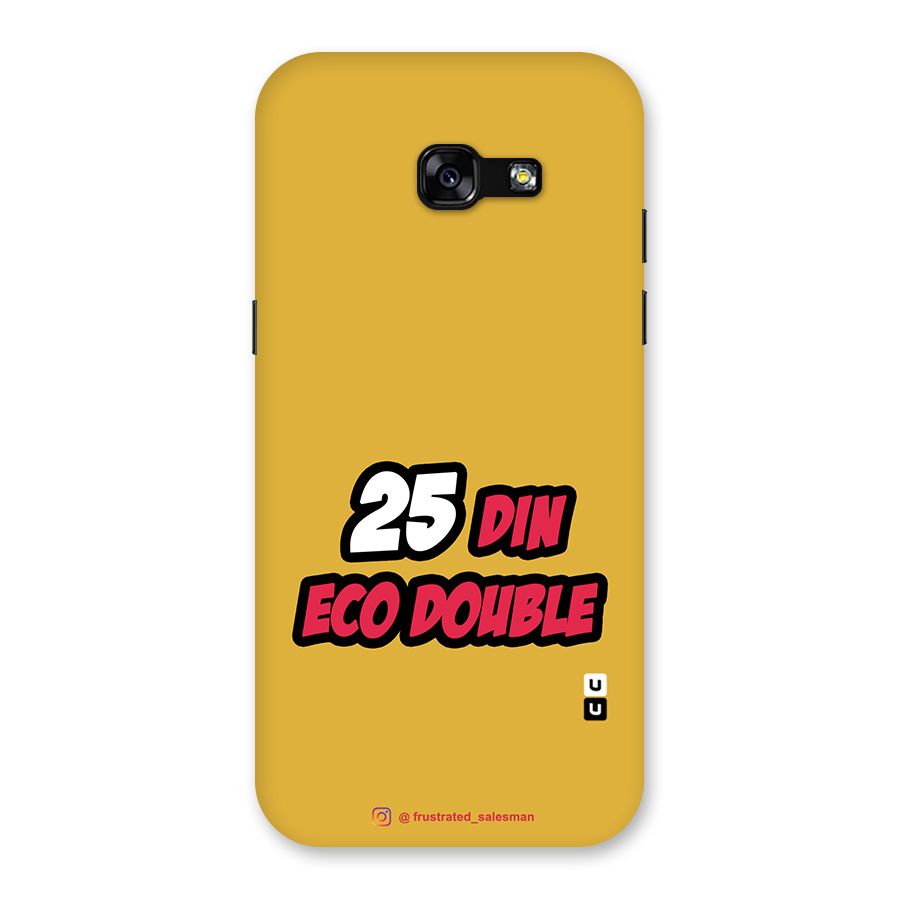 25 Din Eco Double Mustard Yellow Back Case for Galaxy A5 2017