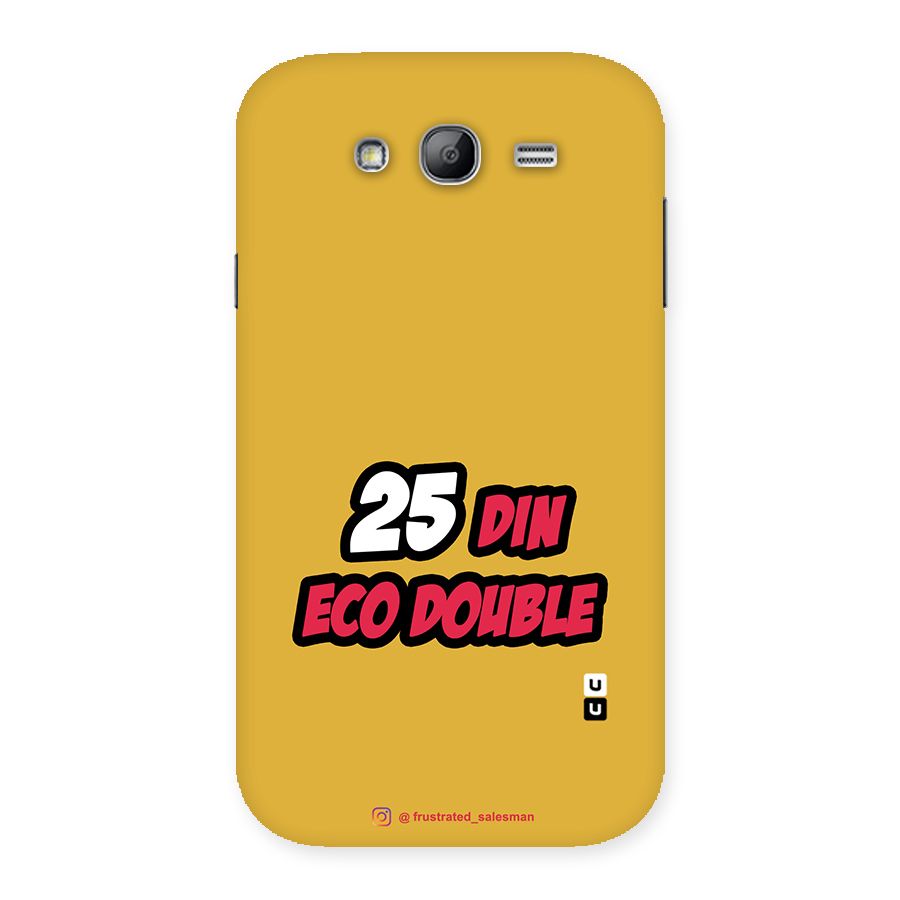 25 Din Eco Double Mustard Yellow Back Case for Galaxy Grand