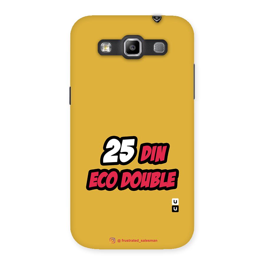 25 Din Eco Double Mustard Yellow Back Case for Galaxy Grand Quattro