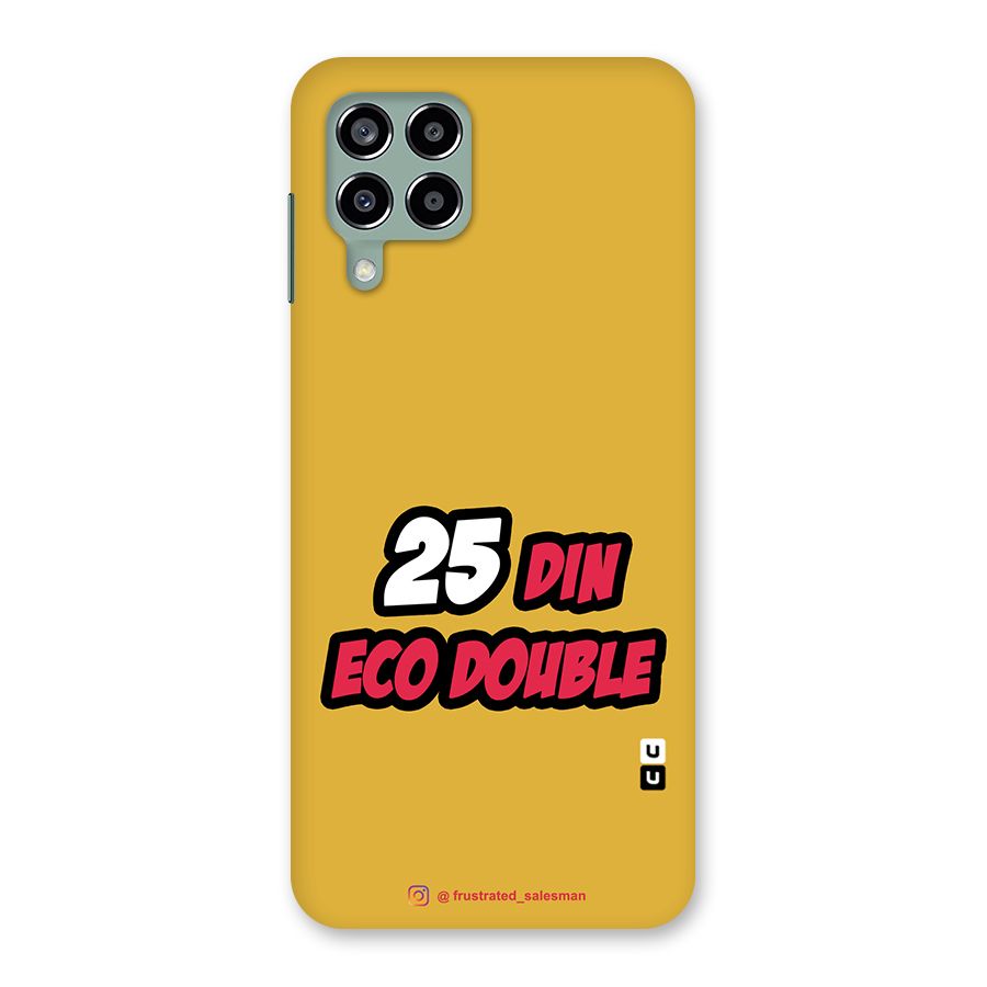 25 Din Eco Double Mustard Yellow Back Case for Galaxy M33