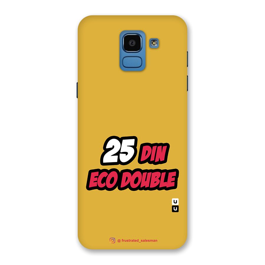 25 Din Eco Double Mustard Yellow Back Case for Galaxy On6