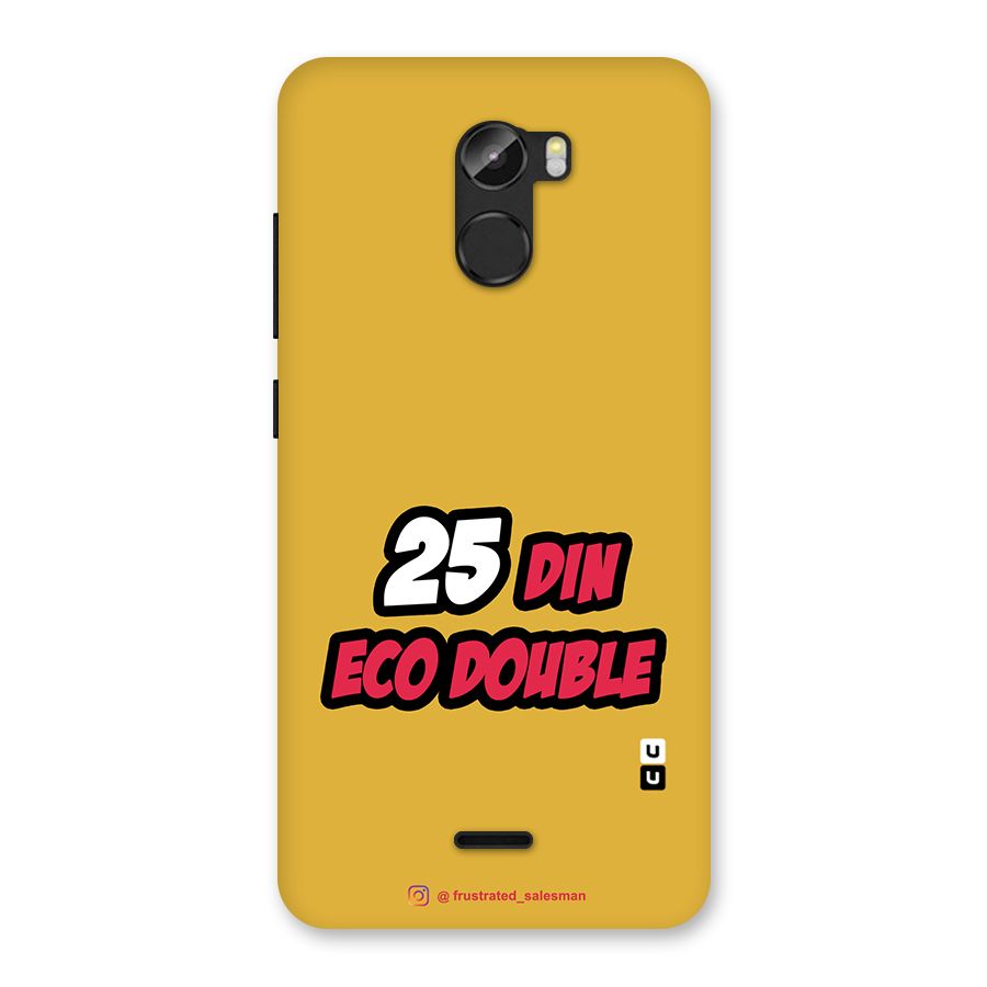25 Din Eco Double Mustard Yellow Back Case for Gionee X1