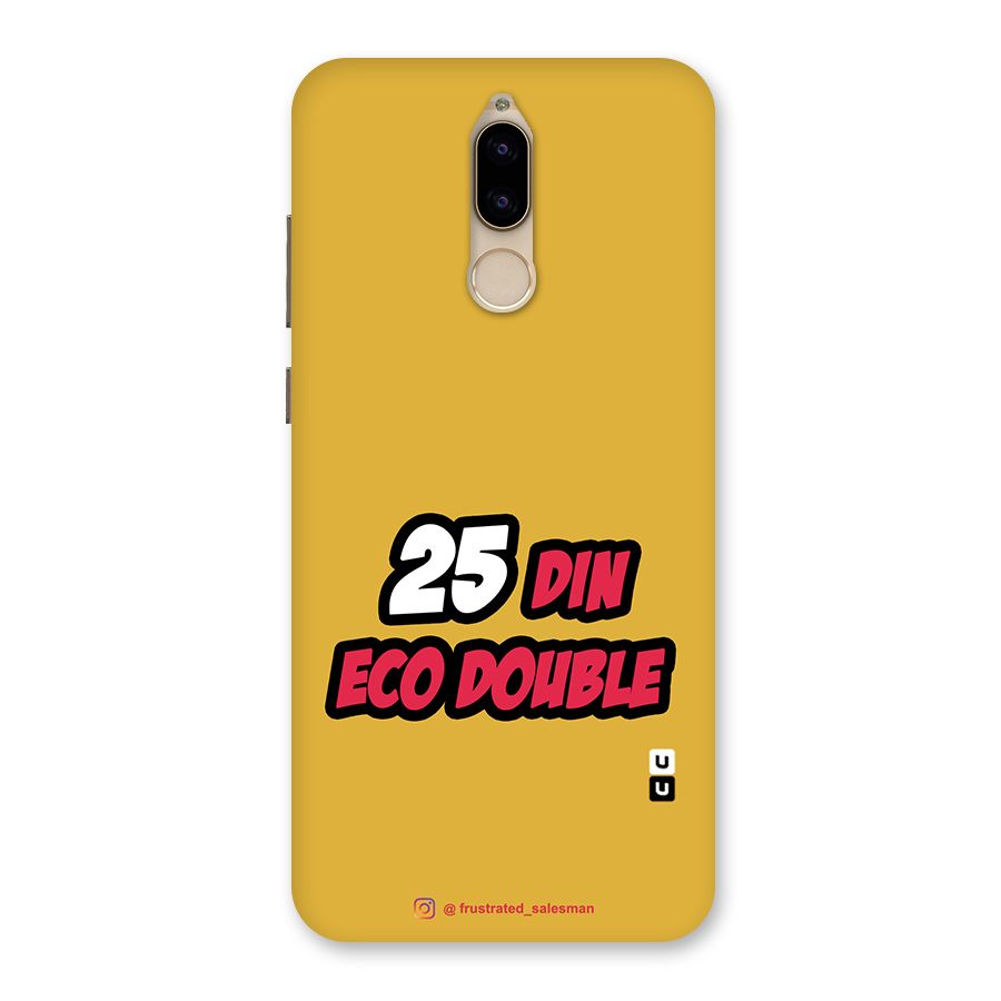 25 Din Eco Double Mustard Yellow Back Case for Honor 9i