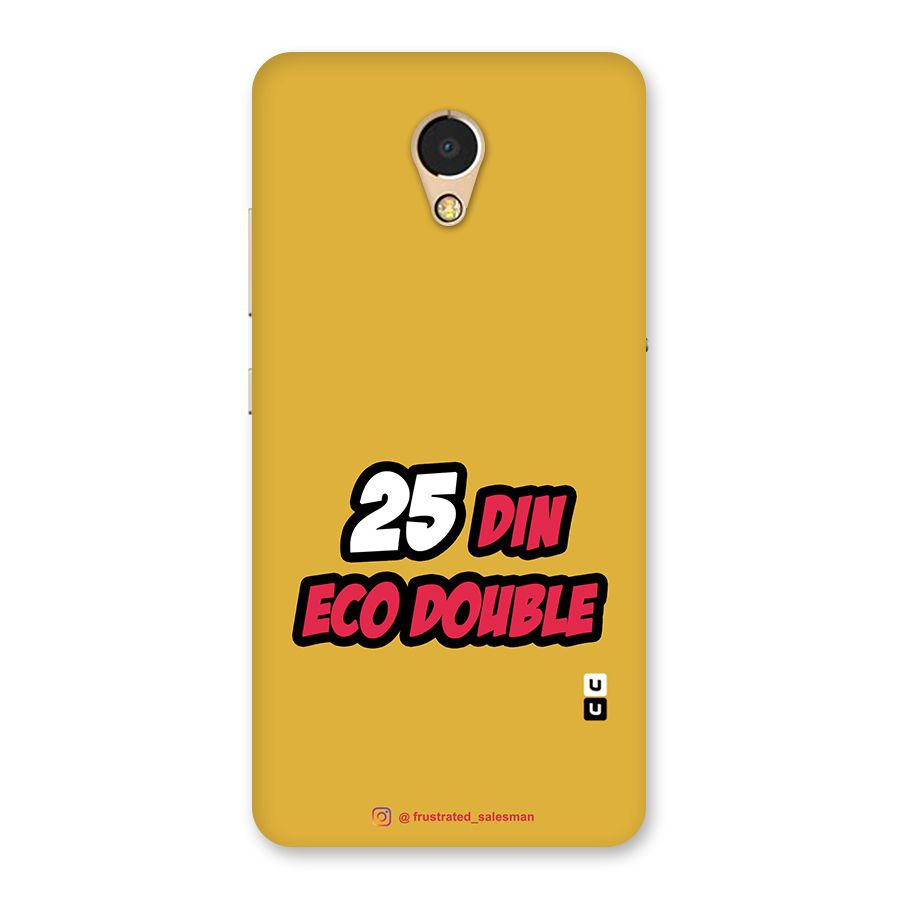 25 Din Eco Double Mustard Yellow Back Case for Lenovo P2