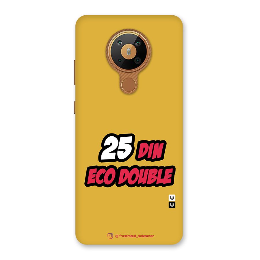 25 Din Eco Double Mustard Yellow Back Case for Nokia 5.3