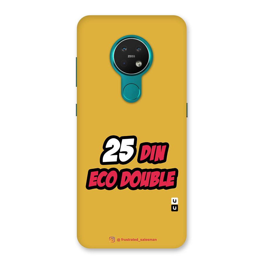 25 Din Eco Double Mustard Yellow Back Case for Nokia 7.2