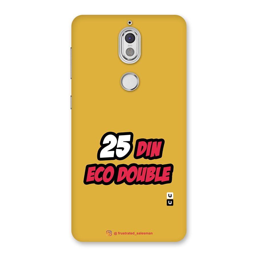 25 Din Eco Double Mustard Yellow Back Case for Nokia 7