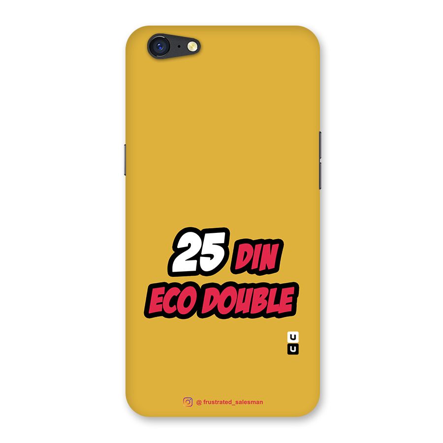 25 Din Eco Double Mustard Yellow Back Case for Oppo A71