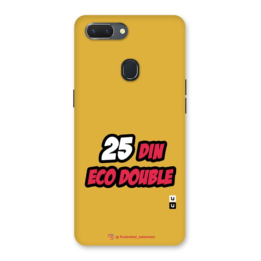 25 Din Eco Double Mustard Yellow Back Case for Oppo Realme 2