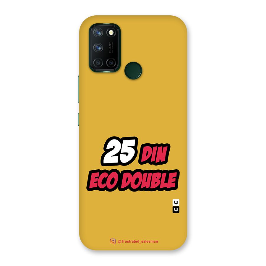 25 Din Eco Double Mustard Yellow Back Case for Realme 7i
