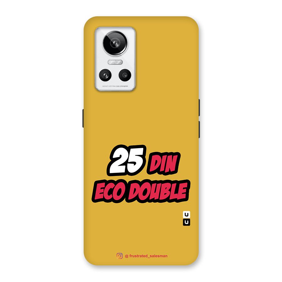 25 Din Eco Double Mustard Yellow Back Case for Realme GT Neo 3