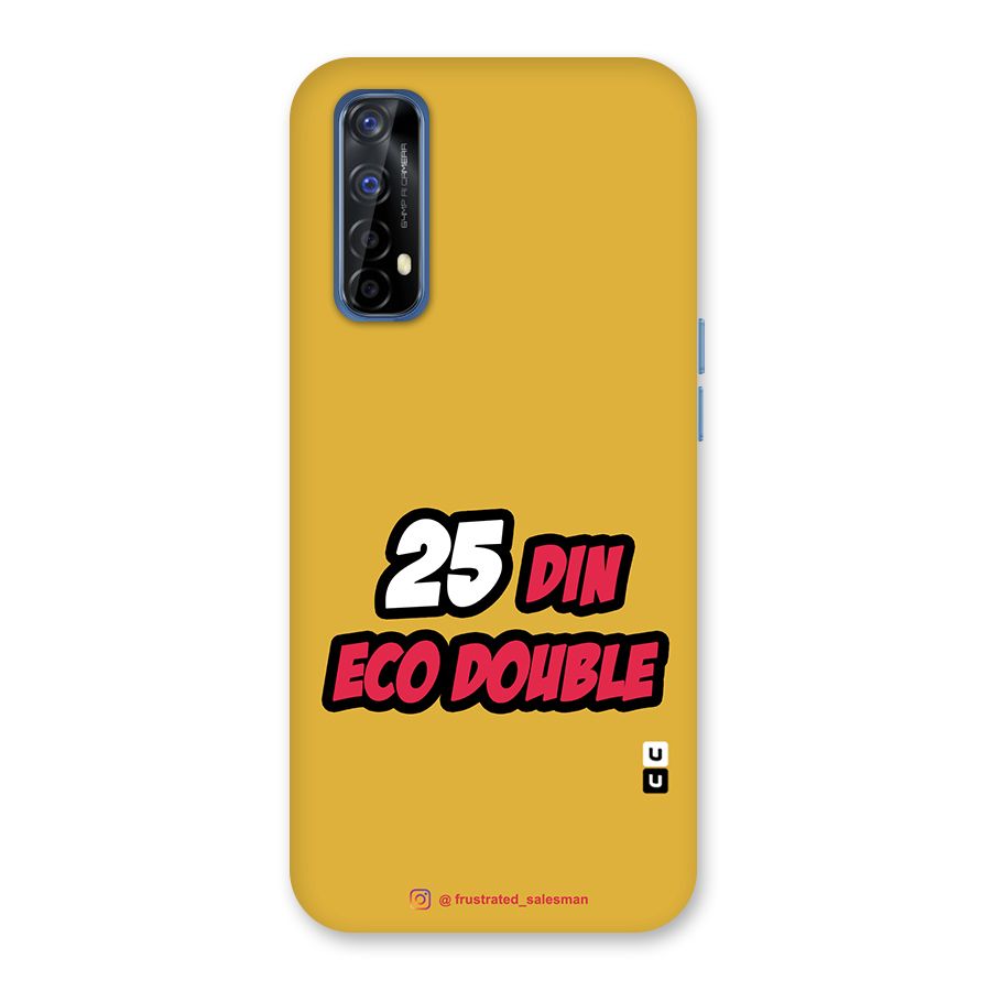 25 Din Eco Double Mustard Yellow Back Case for Realme Narzo 20 Pro