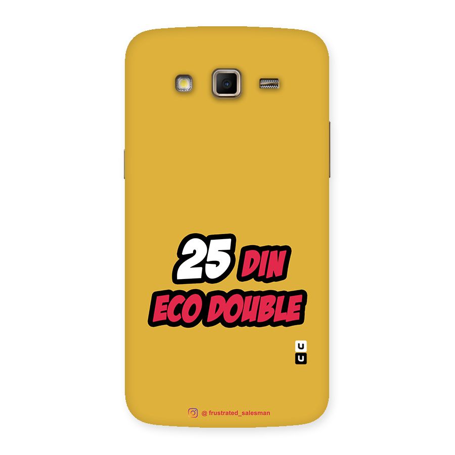 25 Din Eco Double Mustard Yellow Back Case for Samsung Galaxy Grand 2