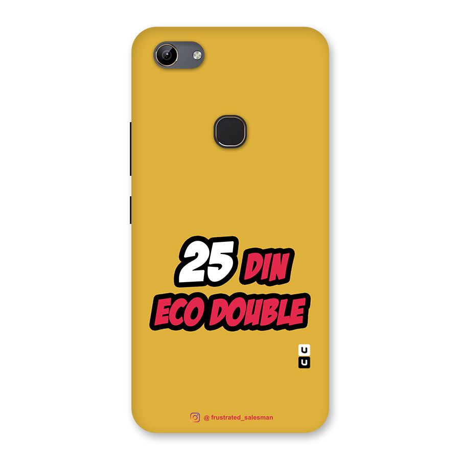 25 Din Eco Double Mustard Yellow Back Case for Vivo Y81