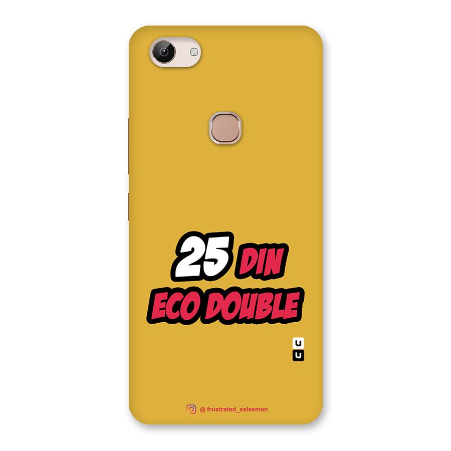 25 Din Eco Double Mustard Yellow Back Case for Vivo Y83