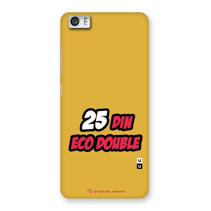 25 Din Eco Double Mustard Yellow Back Case for Xiaomi Redmi Mi5