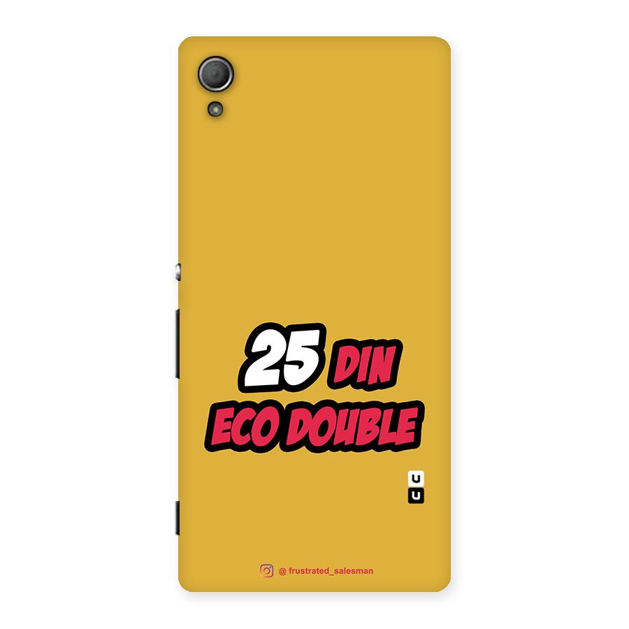 25 Din Eco Double Mustard Yellow Back Case for Xperia Z4