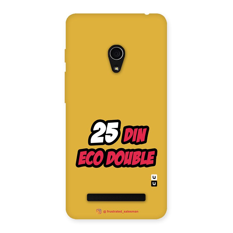 25 Din Eco Double Mustard Yellow Back Case for Zenfone 5