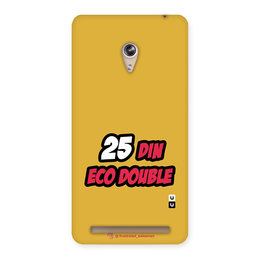 25 Din Eco Double Mustard Yellow Back Case for Zenfone 6