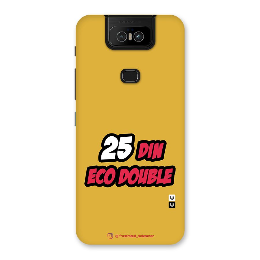 25 Din Eco Double Mustard Yellow Back Case for Zenfone 6z