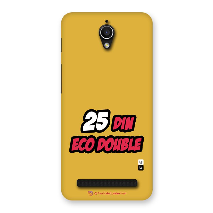 25 Din Eco Double Mustard Yellow Back Case for Zenfone Go