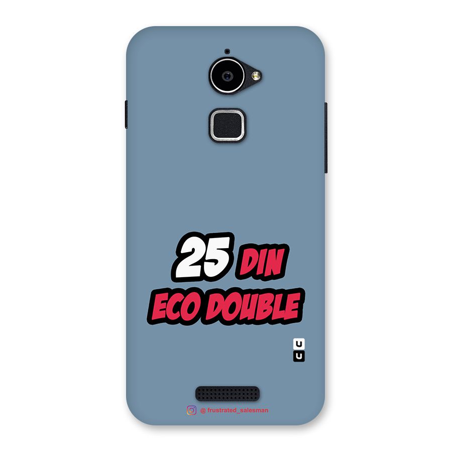 25 Din Eco Double SteelBlue Back Case for Coolpad Note 3 Lite
