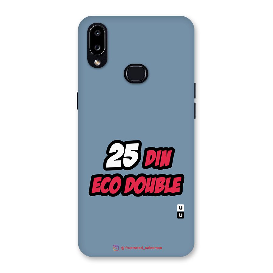 25 Din Eco Double SteelBlue Back Case for Galaxy A10s