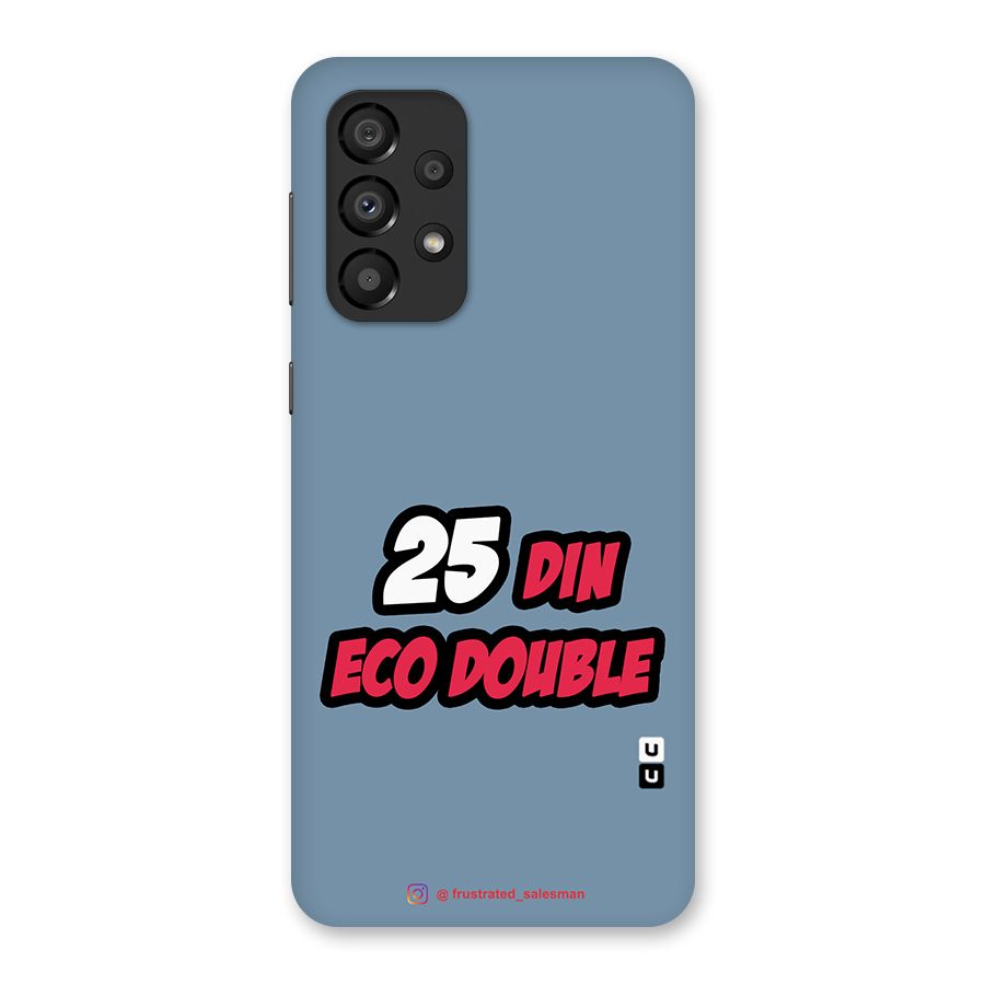 25 Din Eco Double SteelBlue Back Case for Galaxy A33 5G