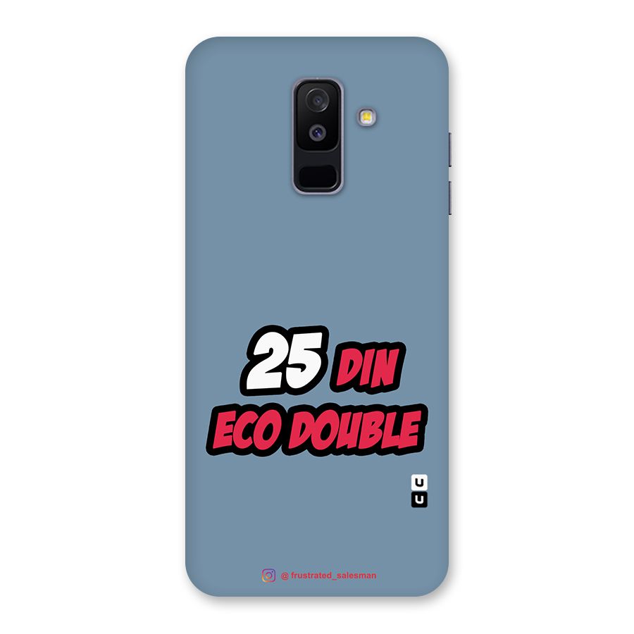 25 Din Eco Double SteelBlue Back Case for Galaxy A6 Plus