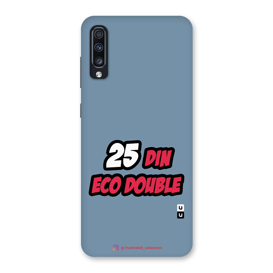 25 Din Eco Double SteelBlue Back Case for Galaxy A70