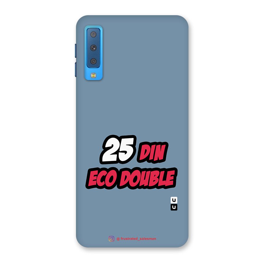 25 Din Eco Double SteelBlue Back Case for Galaxy A7 (2018)