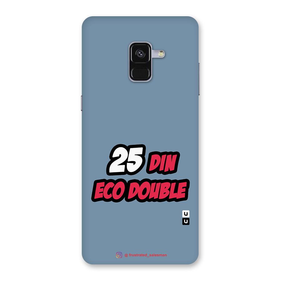 25 Din Eco Double SteelBlue Back Case for Galaxy A8 Plus