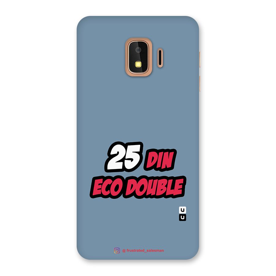 25 Din Eco Double SteelBlue Back Case for Galaxy J2 Core