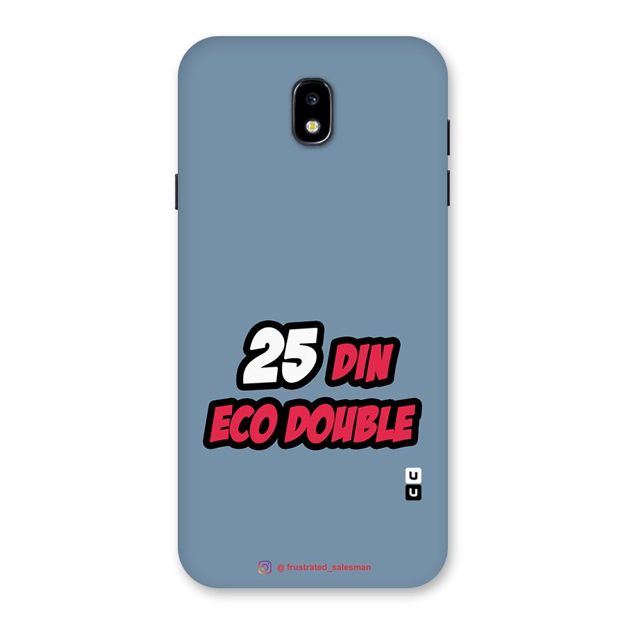 25 Din Eco Double SteelBlue Back Case for Galaxy J7 Pro