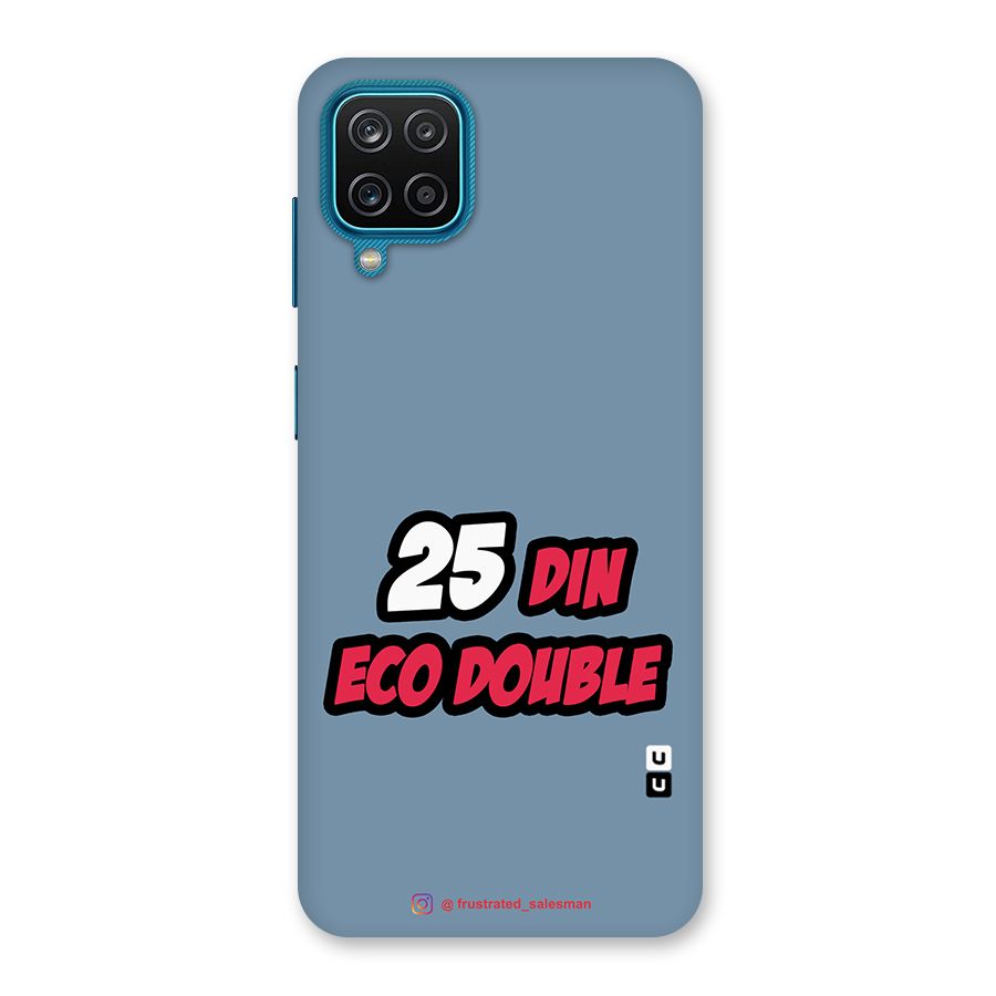 25 Din Eco Double SteelBlue Back Case for Galaxy M12