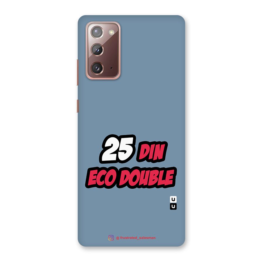25 Din Eco Double SteelBlue Back Case for Galaxy Note 20