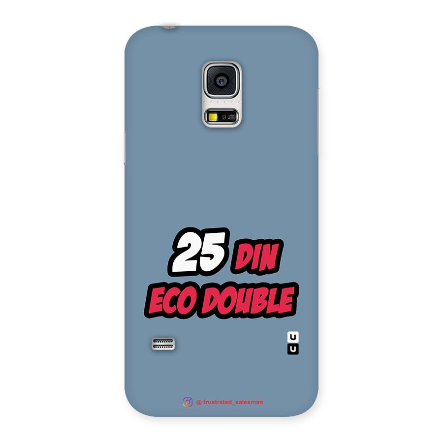 25 Din Eco Double SteelBlue Back Case for Galaxy S5 Mini