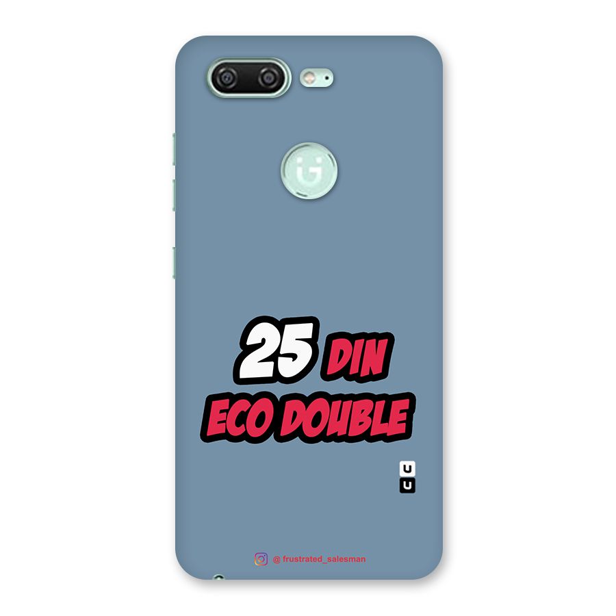 25 Din Eco Double SteelBlue Back Case for Gionee S10