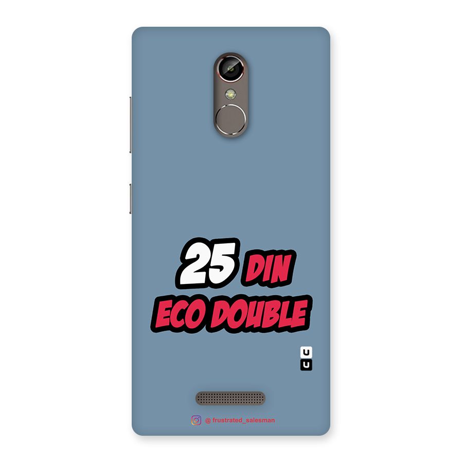 25 Din Eco Double SteelBlue Back Case for Gionee S6s
