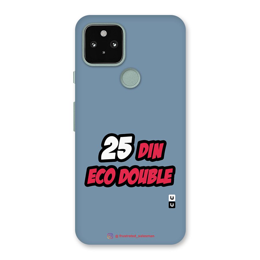 25 Din Eco Double SteelBlue Back Case for Google Pixel 5
