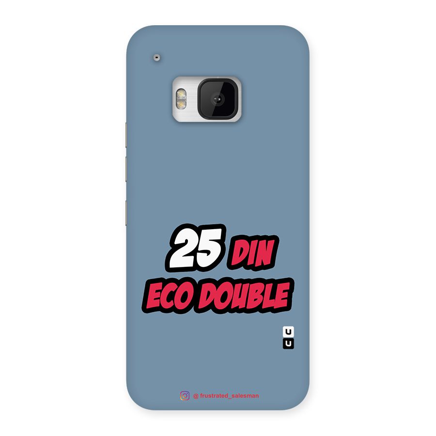 25 Din Eco Double SteelBlue Back Case for HTC One M9