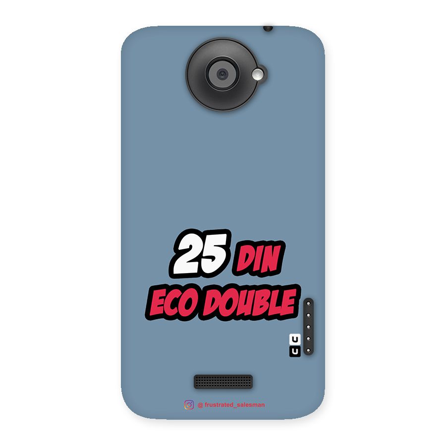 25 Din Eco Double SteelBlue Back Case for HTC One X