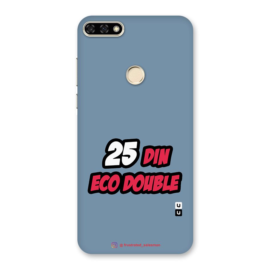 25 Din Eco Double SteelBlue Back Case for Honor 7A