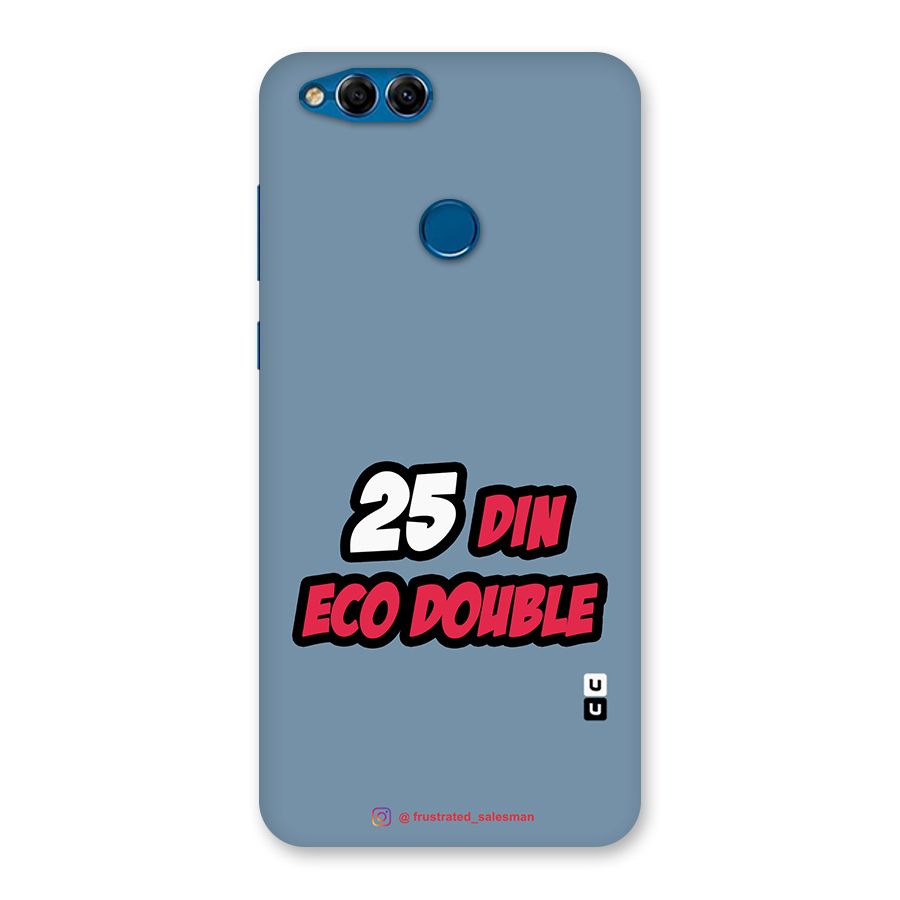 25 Din Eco Double SteelBlue Back Case for Honor 7X