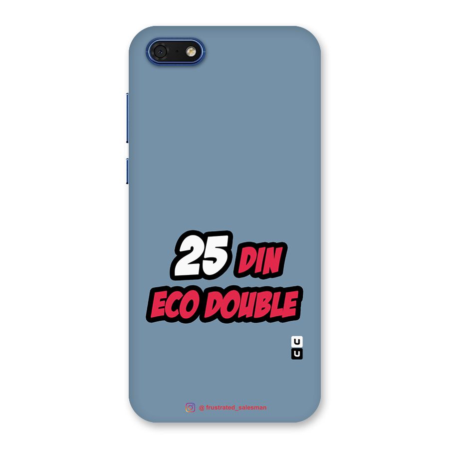 25 Din Eco Double SteelBlue Back Case for Honor 7s