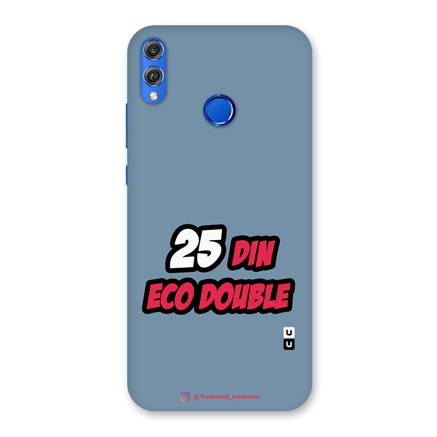 25 Din Eco Double SteelBlue Back Case for Honor 8X