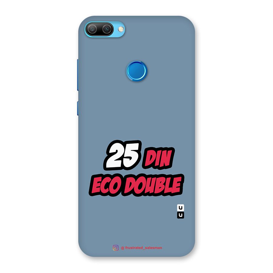 25 Din Eco Double SteelBlue Back Case for Honor 9N