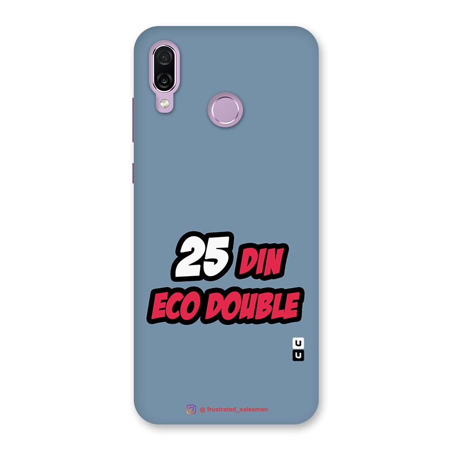 25 Din Eco Double SteelBlue Back Case for Honor Play