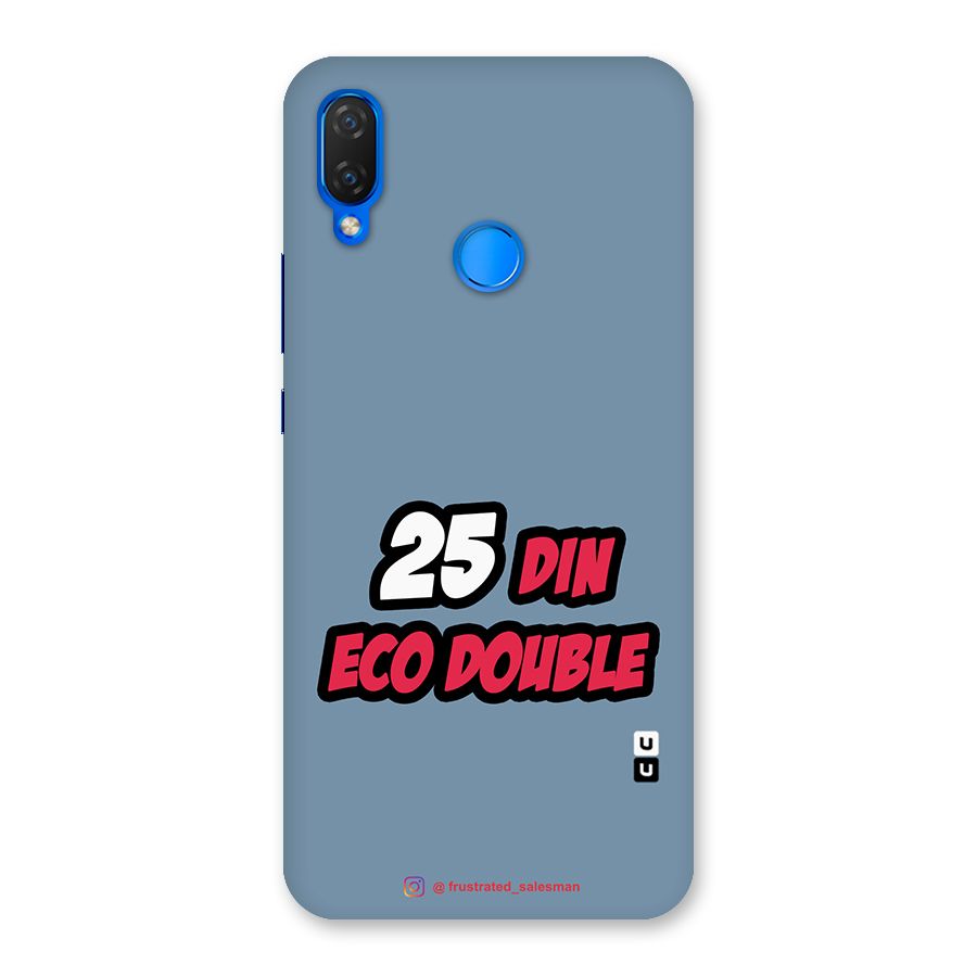 25 Din Eco Double SteelBlue Back Case for Huawei P Smart+